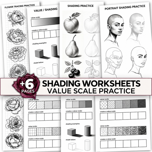 Drawing Lesson Shading Worksheet